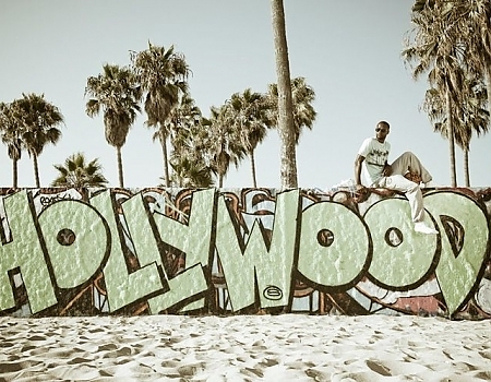 Famous Venice Beach Hollywood Wall